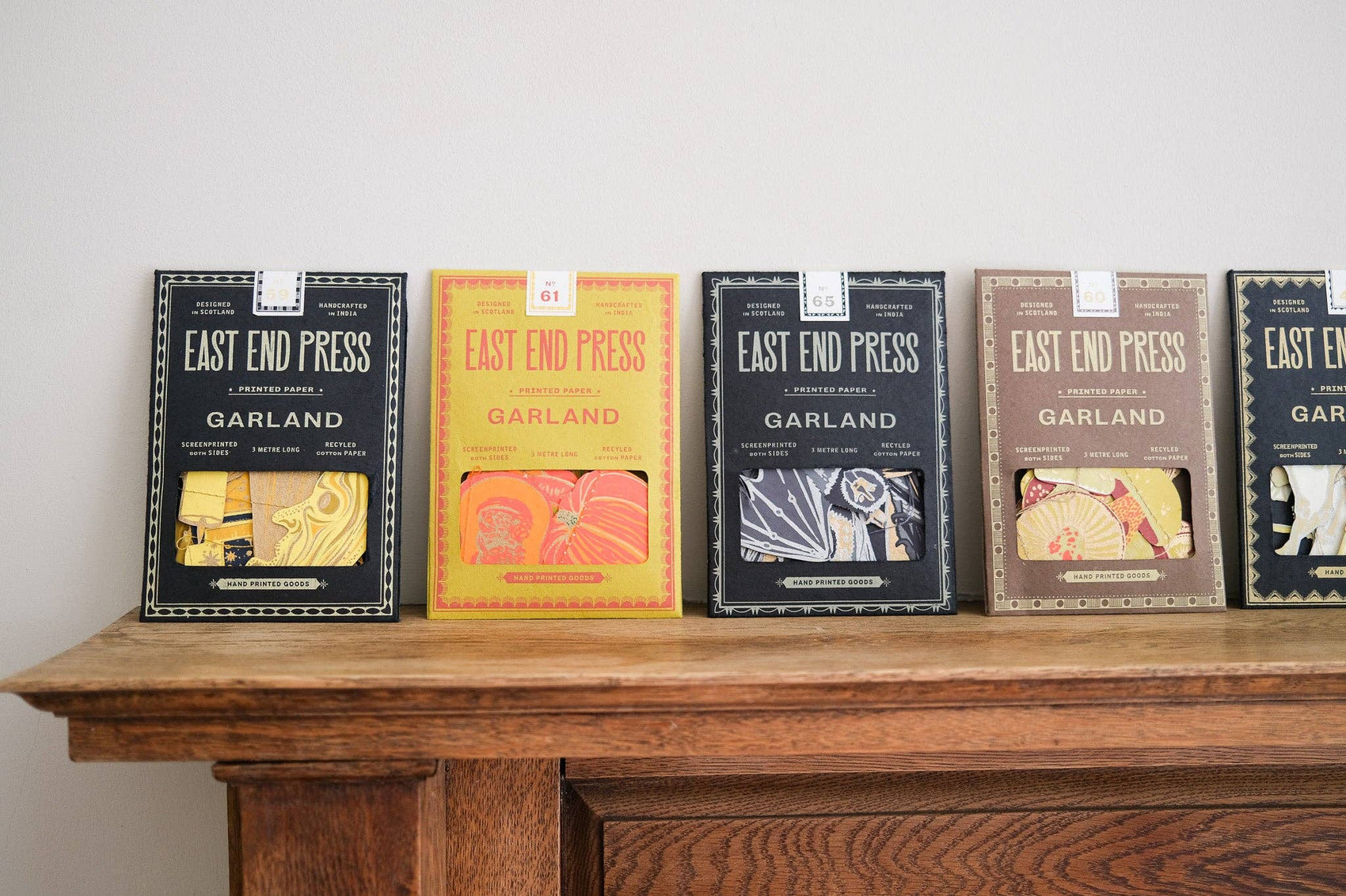 Mushroom Sewn Garland