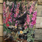 A3 Blackbird in the foxgloves  art print
