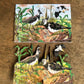 Lapwing Nest laser cut birch plywood keepsake and card