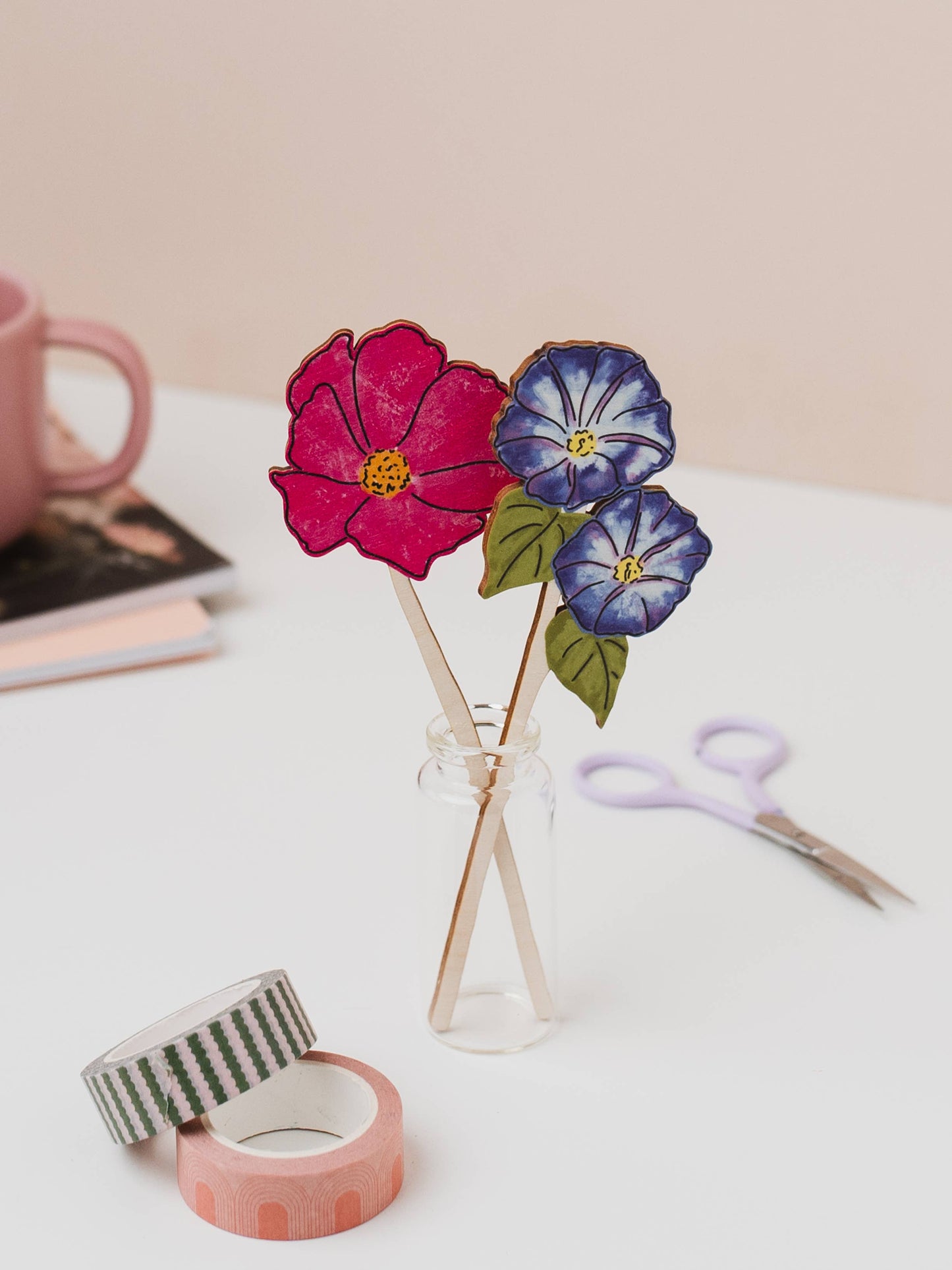 Wooden Morning Glory – September Birthday - Sustainable Gift