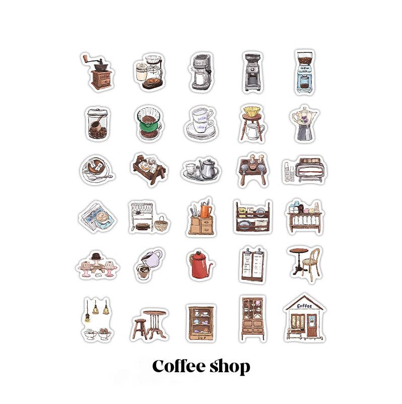Paper More | Daily Life Stickers: Afternoon tea