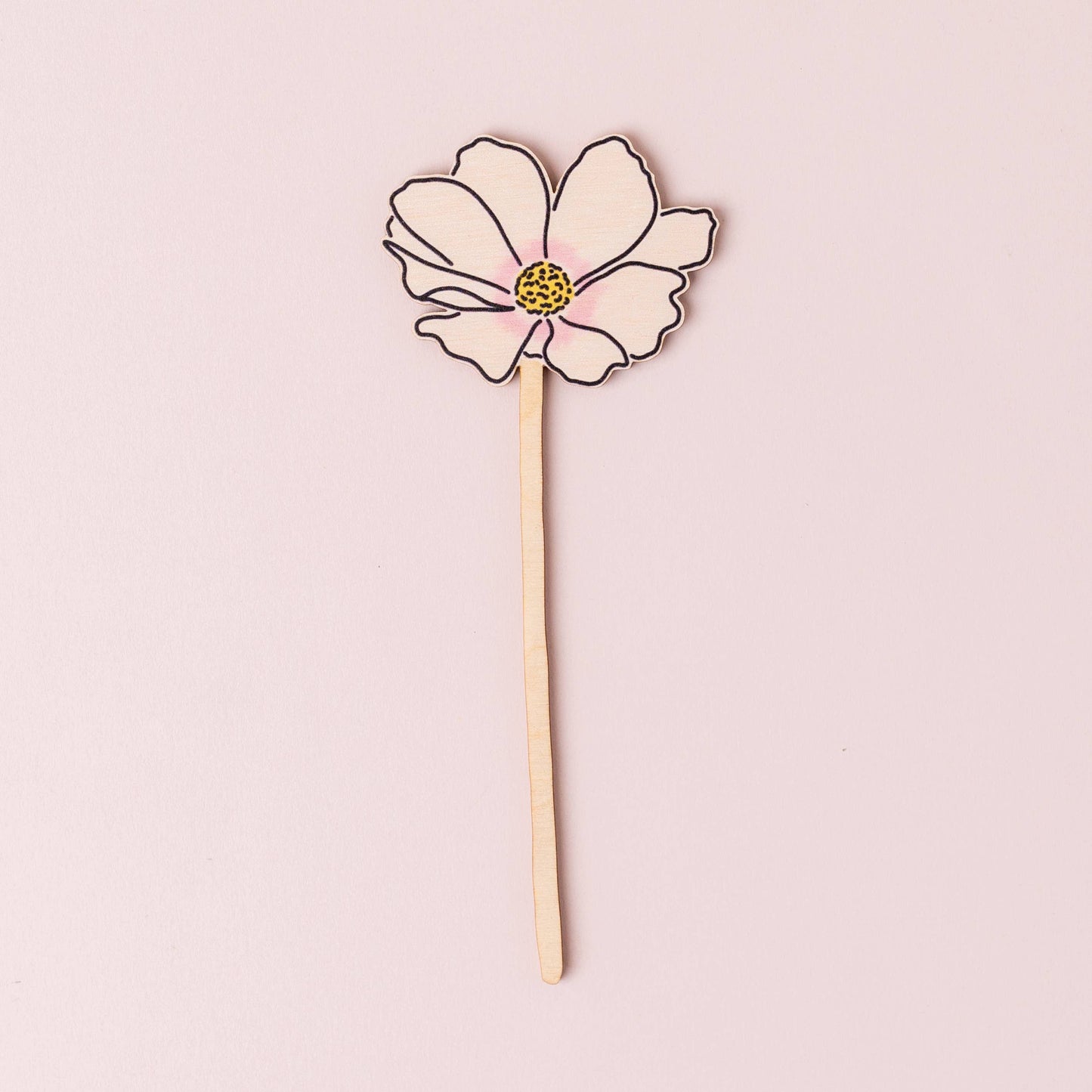 Wooden Wildflowers: Cosmos