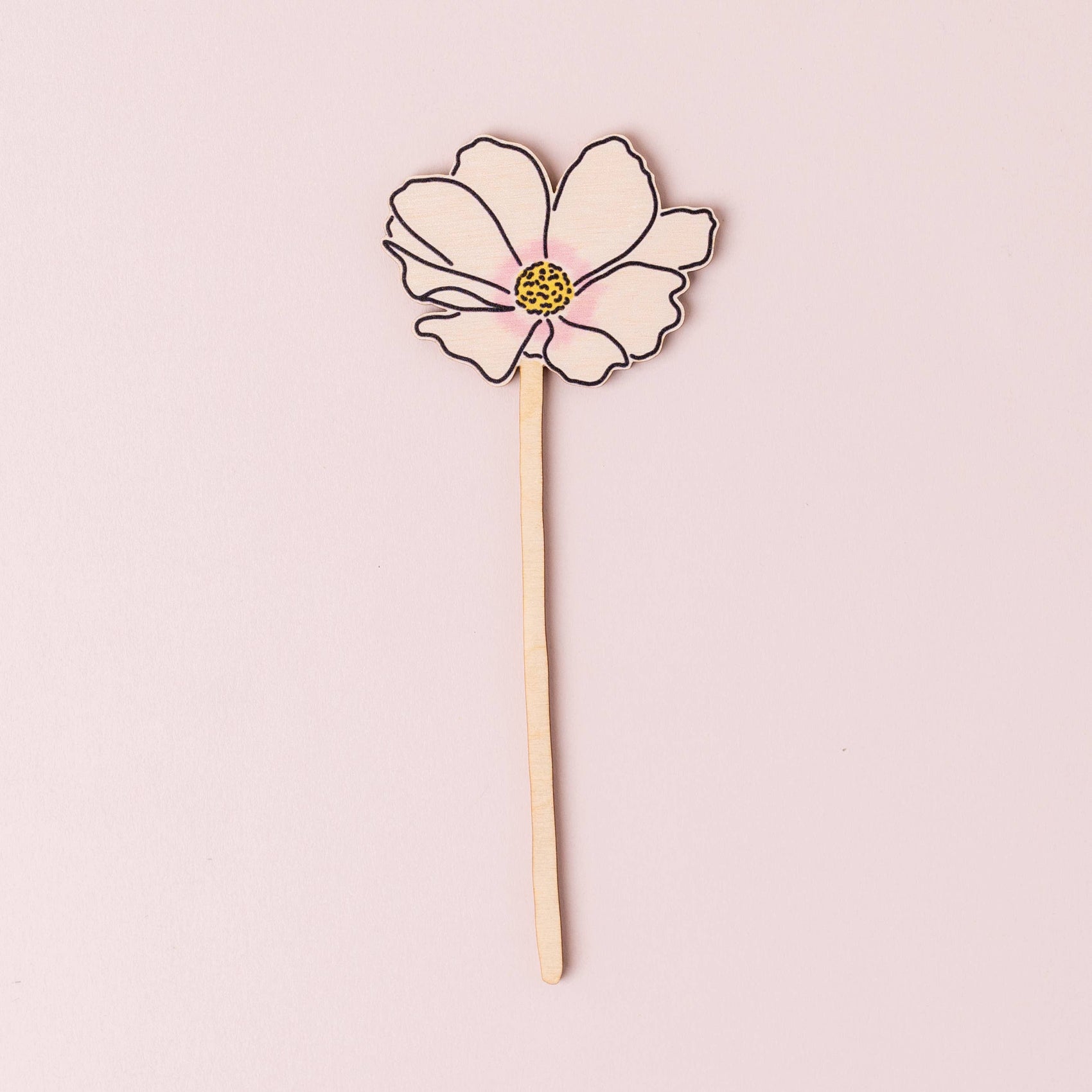 Wooden Wildflowers: Cosmos