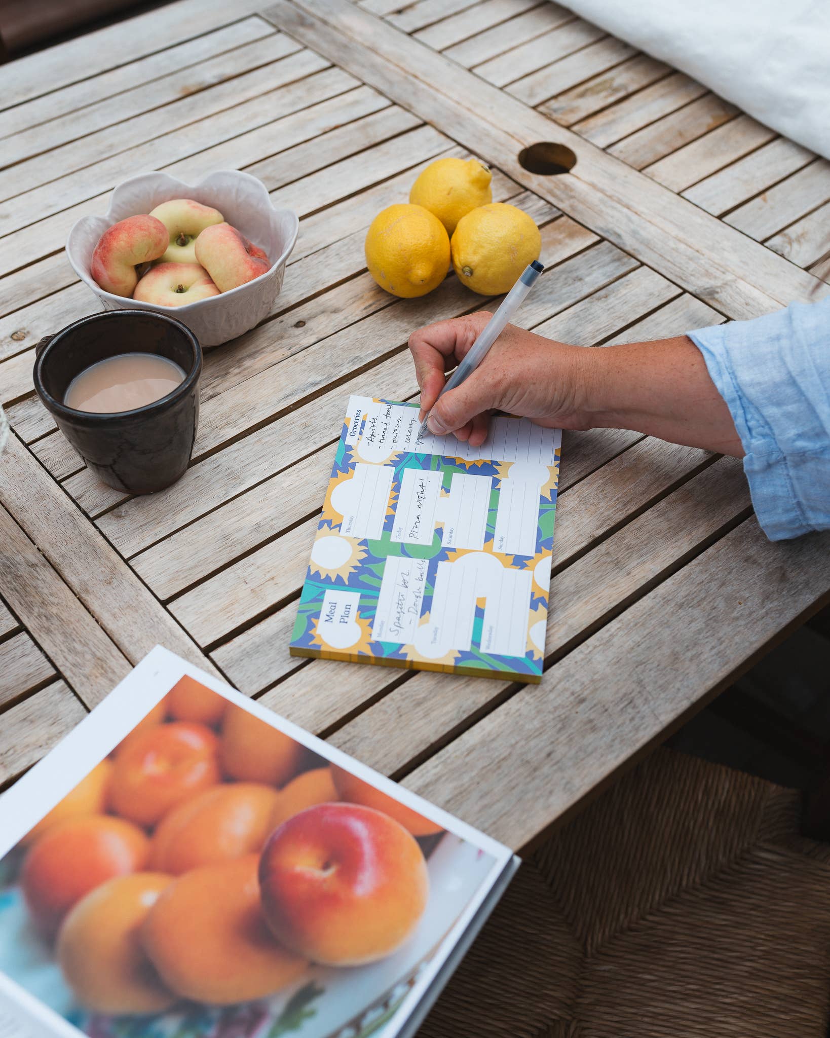 A5 Meal Planner - Blumen