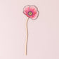 Wooden Wildflowers: Poppy