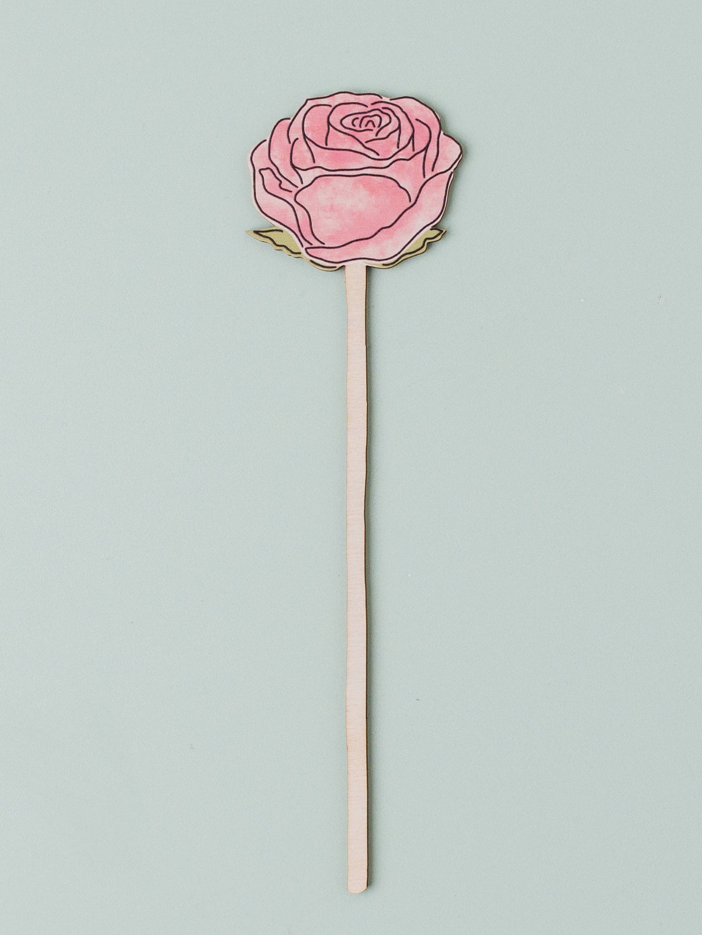 Wooden Rose Gift – June Birth Flower - Sustainable Gift