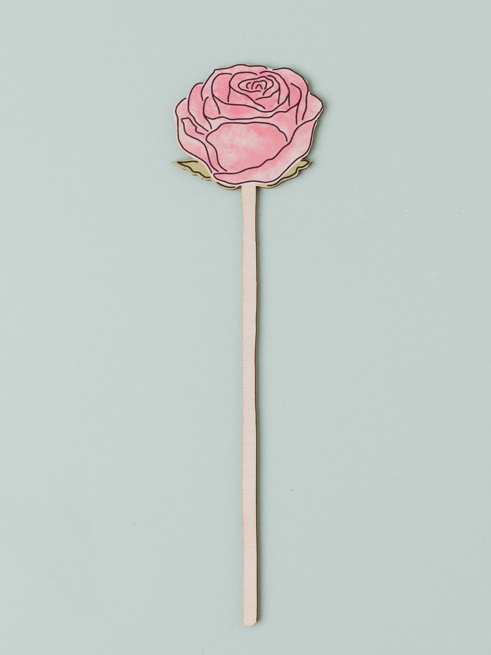 Wooden Rose Gift – June Birth Flower - Sustainable Gift