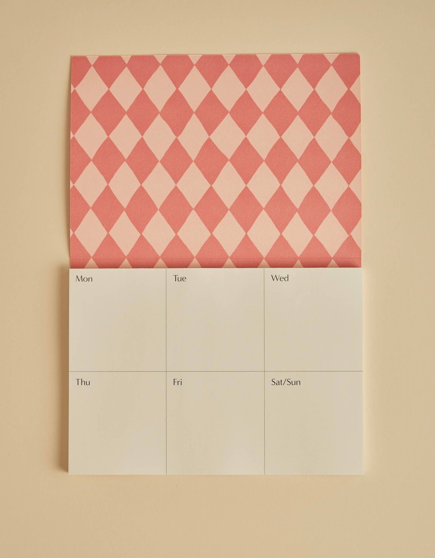 Weekly Planner - Harlequin Pink