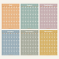 Monthly Undated A3 Wall Planner | 12 Pages | Pastels