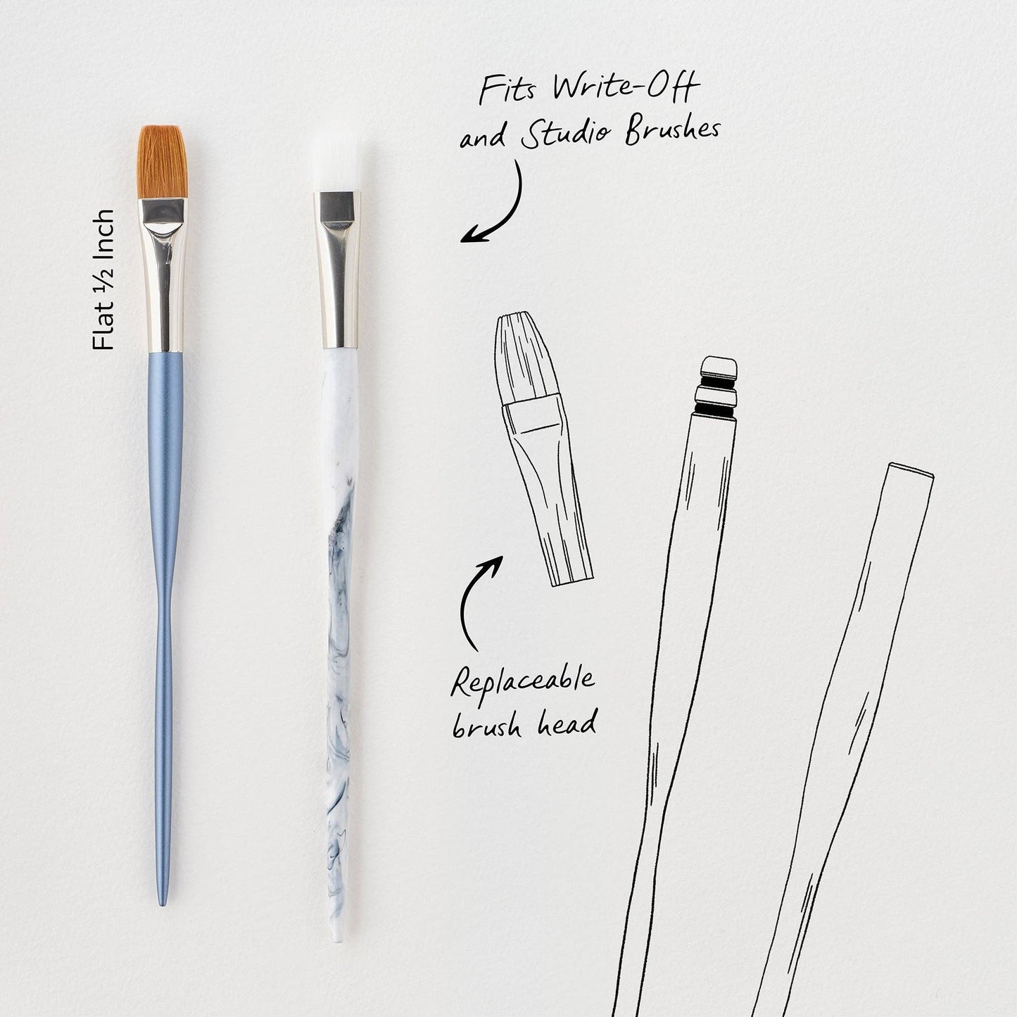 Write Off Paintbrush set: Smoke