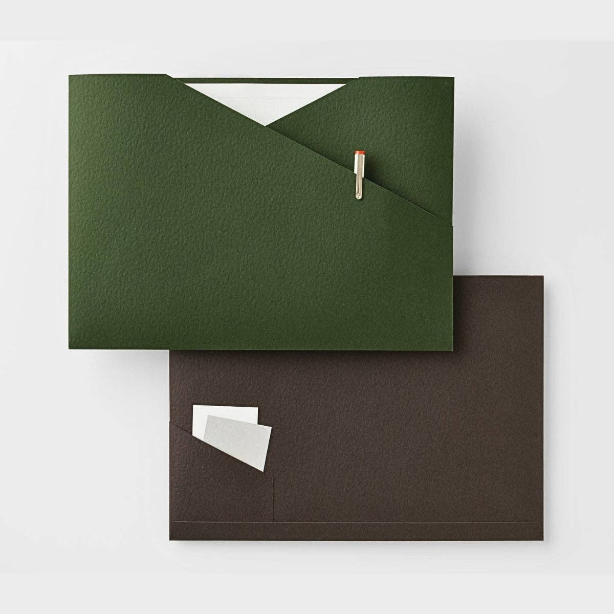 Sikigu Paper Pockets File: Mandarine