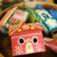 Gingerbread House Screen-Printed Board Decoration