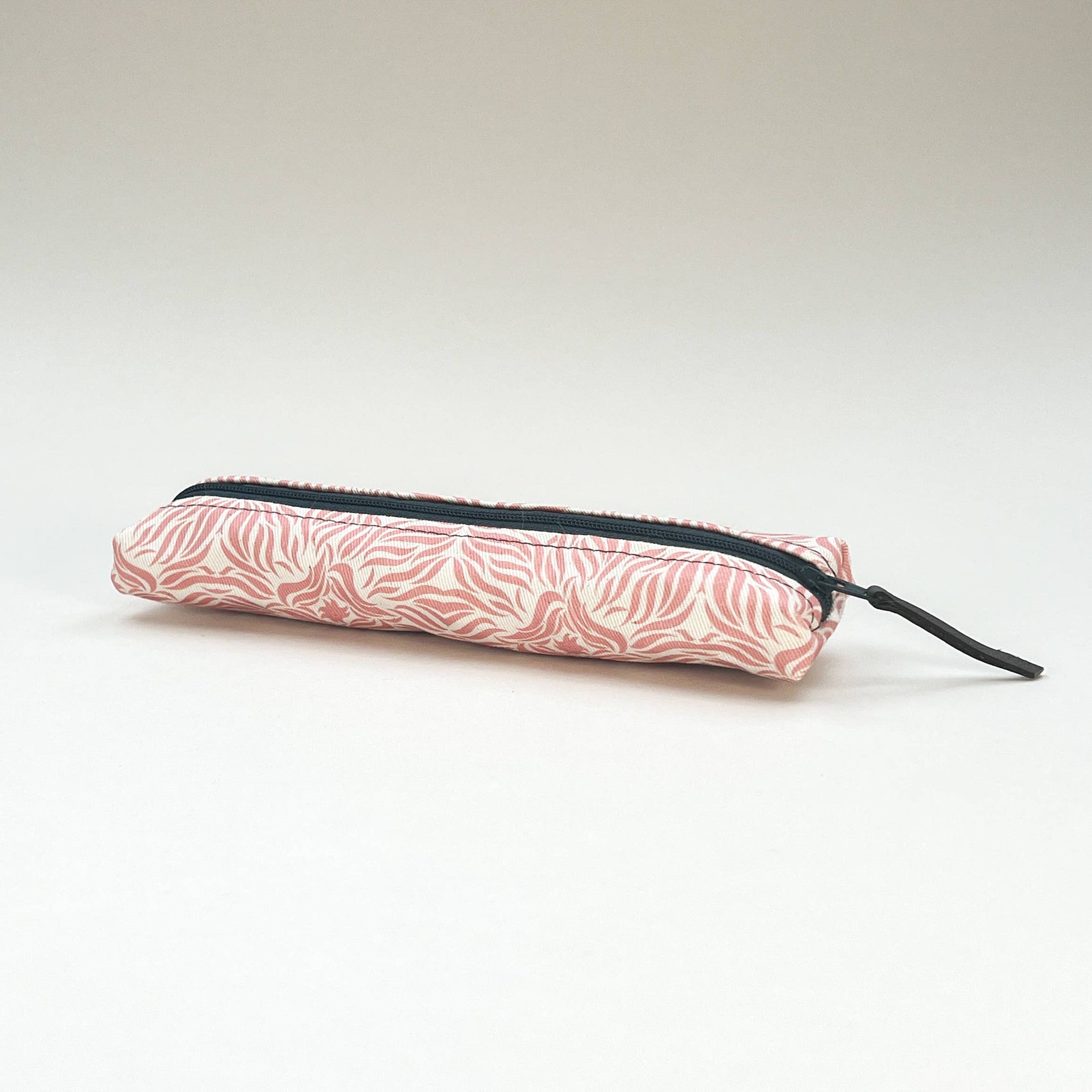 Coral Swishes Slim Pencil Case
