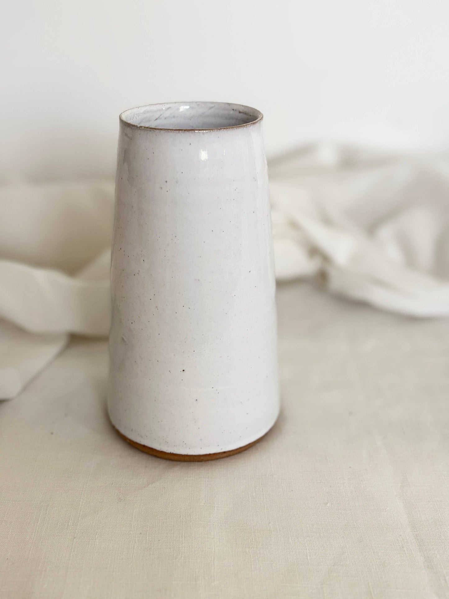 Large Vase : White
