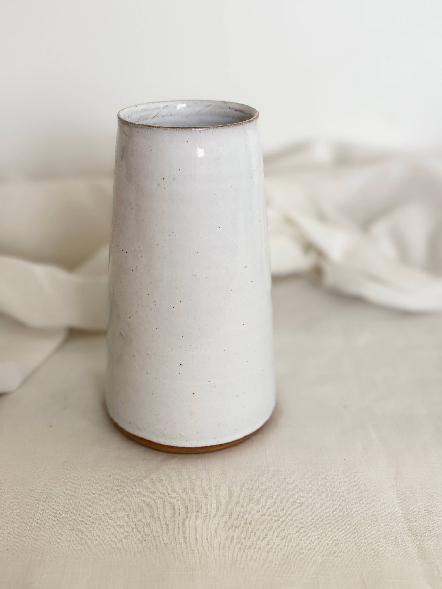 Large Vase : White