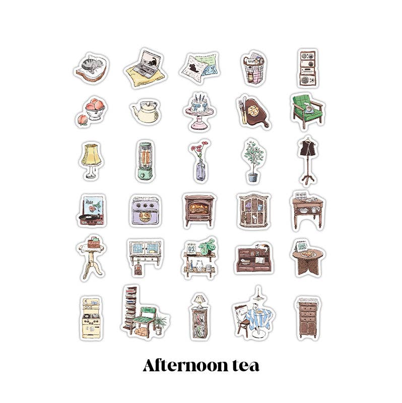 Paper More | Daily Life Stickers: Kitchen