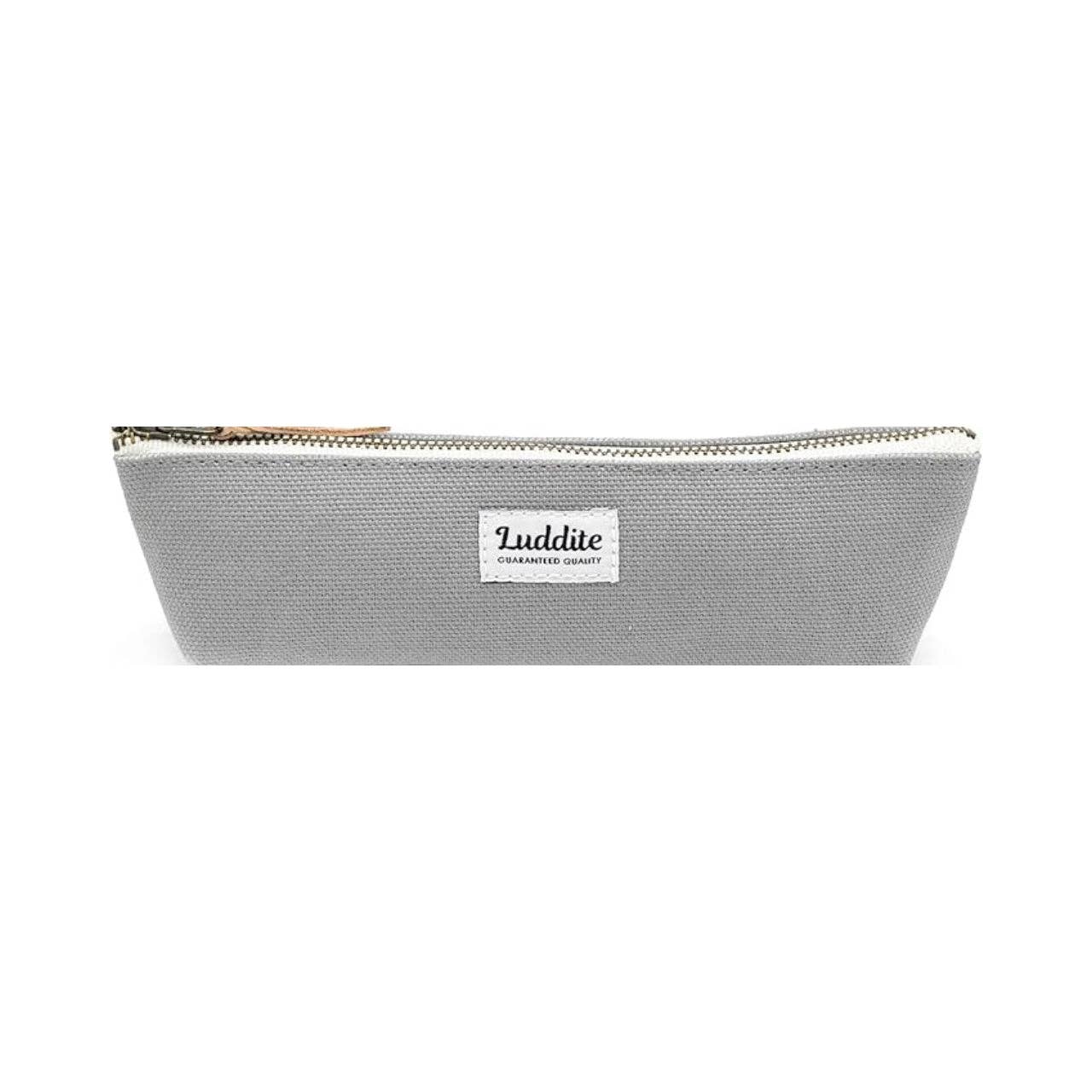 Luddite Boat Pen Case – Japanese Canvas & Denim in Three Sizes: Okayama Denim / Small