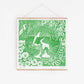 Still Water riso print, wild swim, rivers, nature, herons