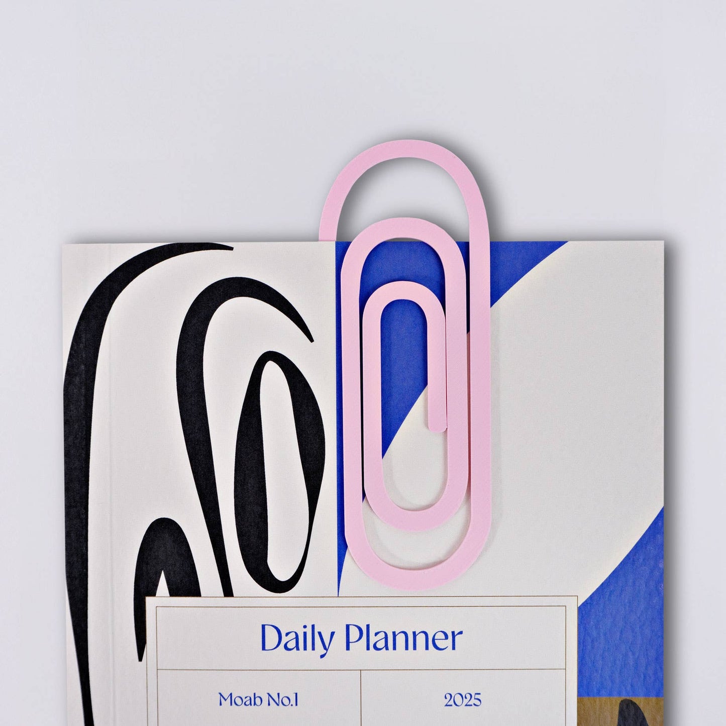 Paperclip 3D Printed Bookmark: Bubblegum