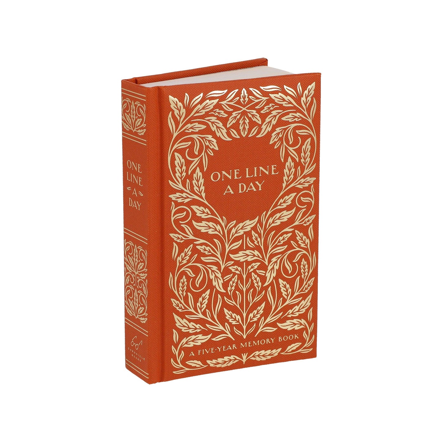 Gilded One Line a Day - A Five-Year Memory Book (Diary or Journal)
