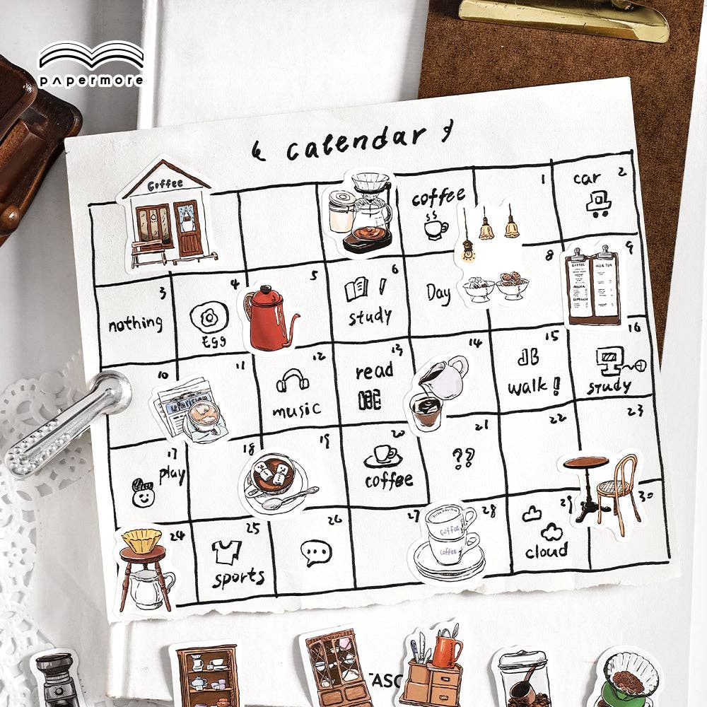 Paper More | Daily Life Stickers: Afternoon tea