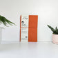 Make a Mark Refillable Planner Orange - Recycled Leather