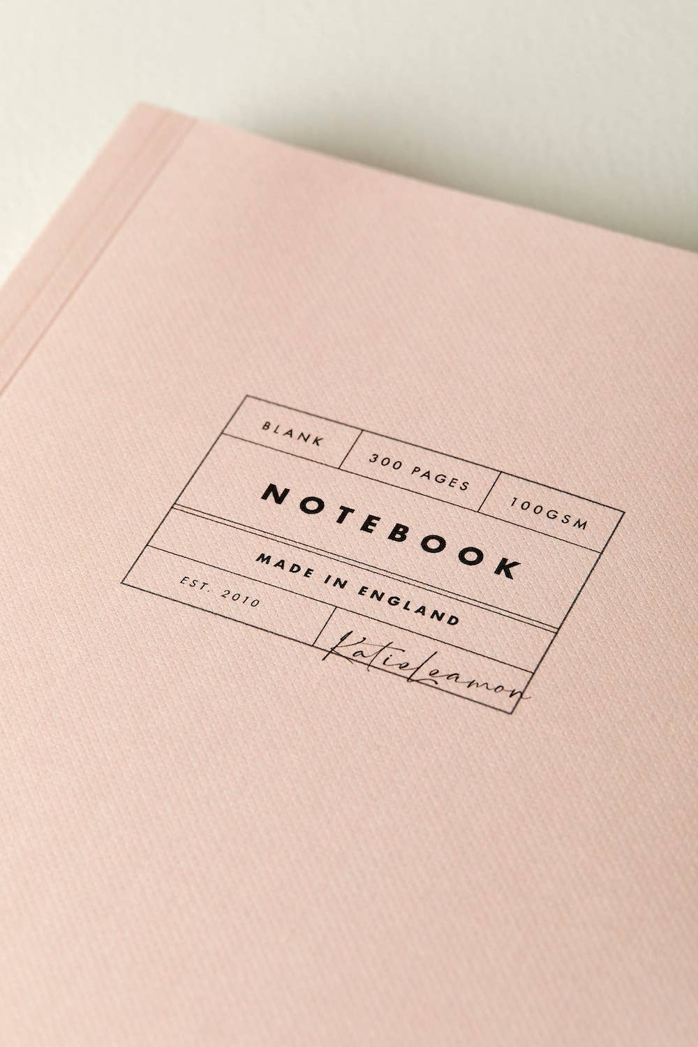 Blush 300 Page Blank Lay Flat Notebook