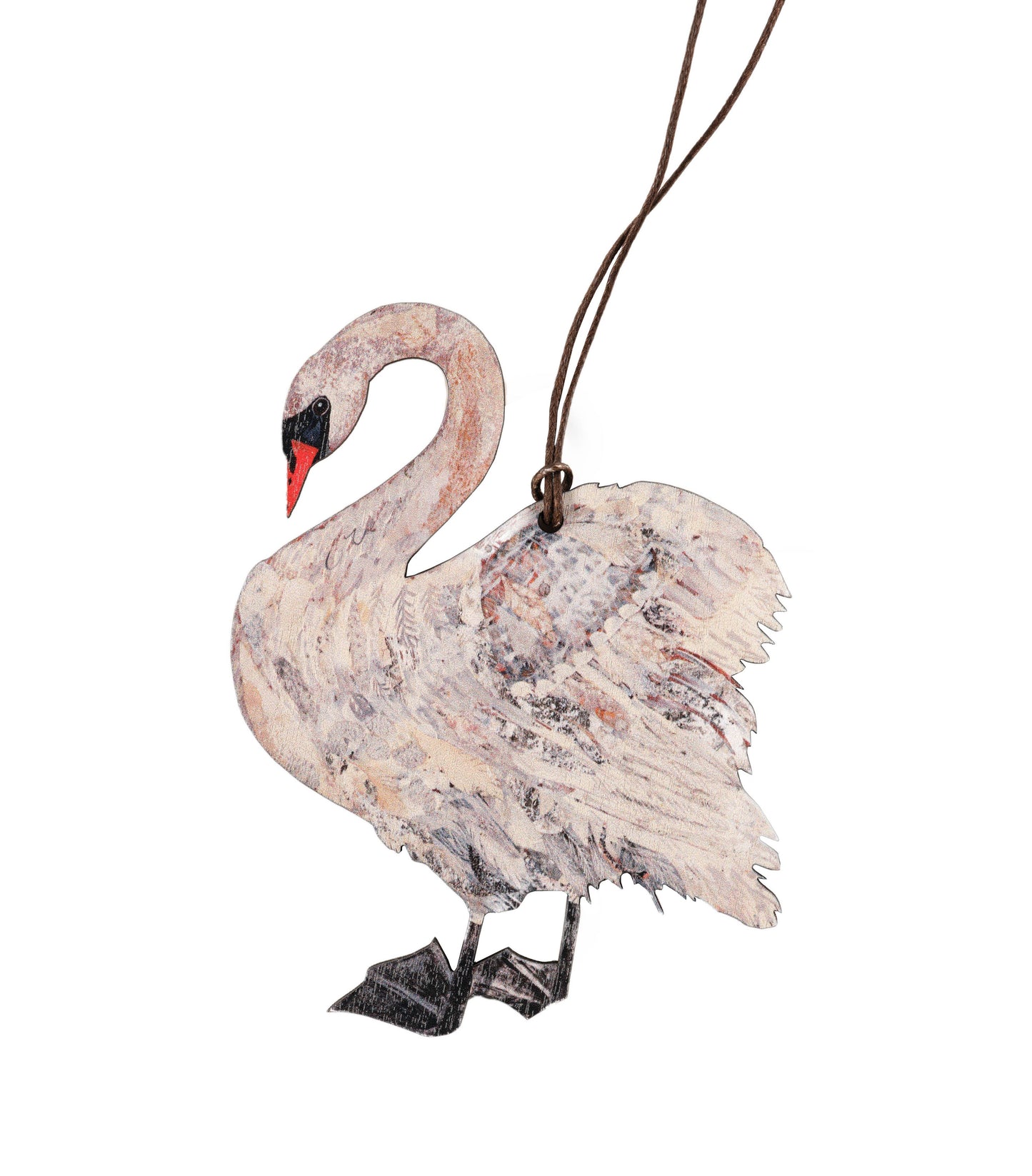  Summer Swan birch plywood decoration