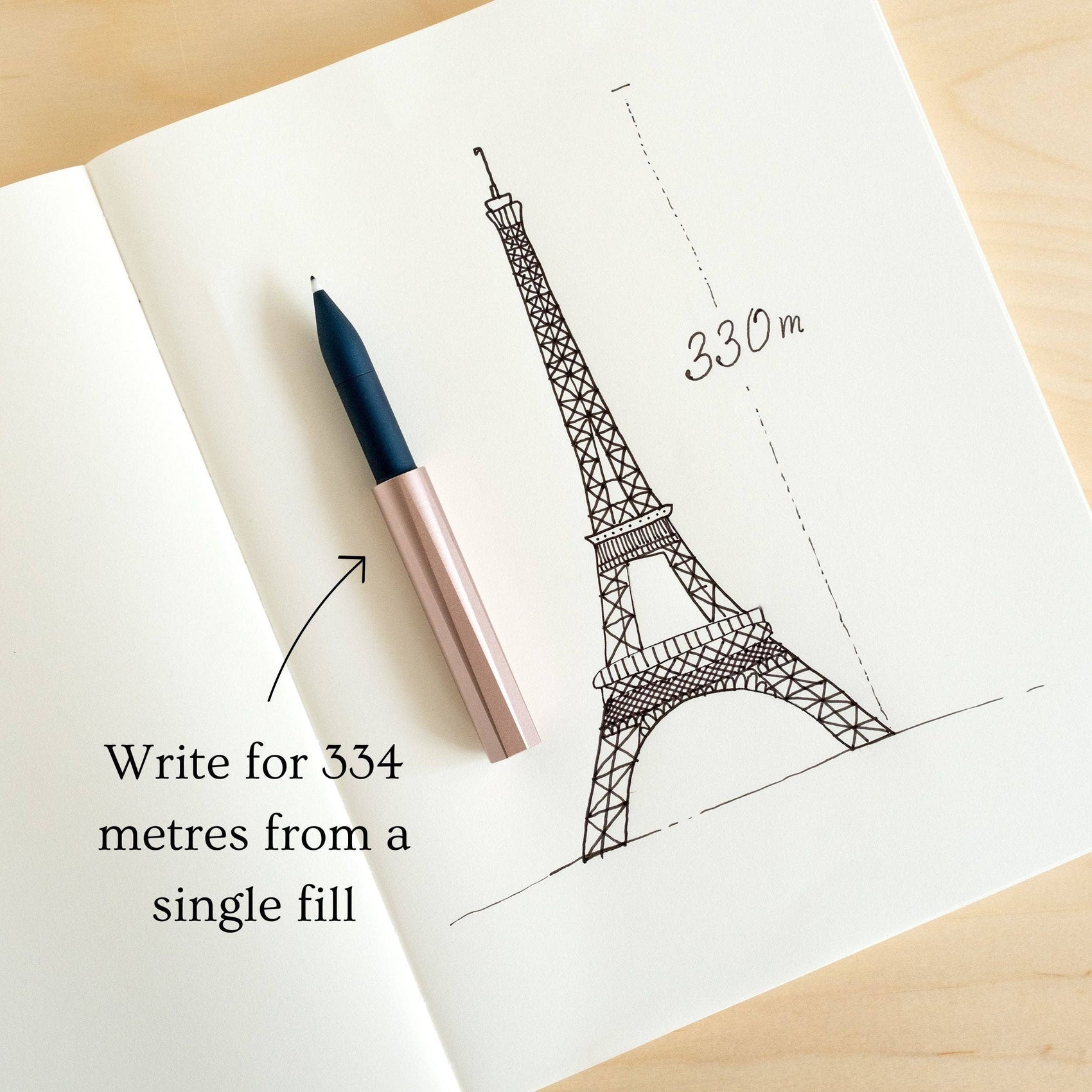 The Brass Wren - Refillable Writing Pen