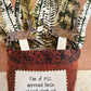 Pair of birch plywood Hare pot decorations/marker 