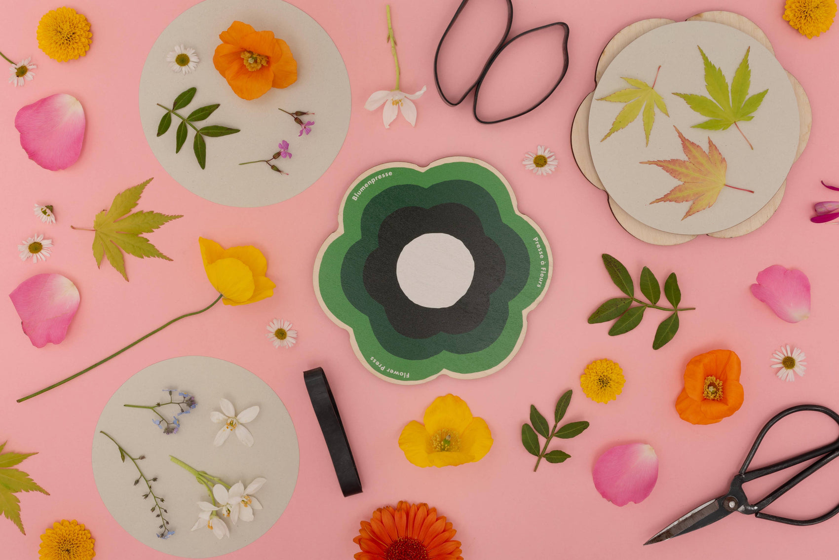 Flower Shaped Press - Green