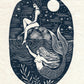 Trick of the Light card mermaid, swimmer, seaside