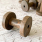 Ribbon Reel in Dark Wood | Decorative Wooden Spool
