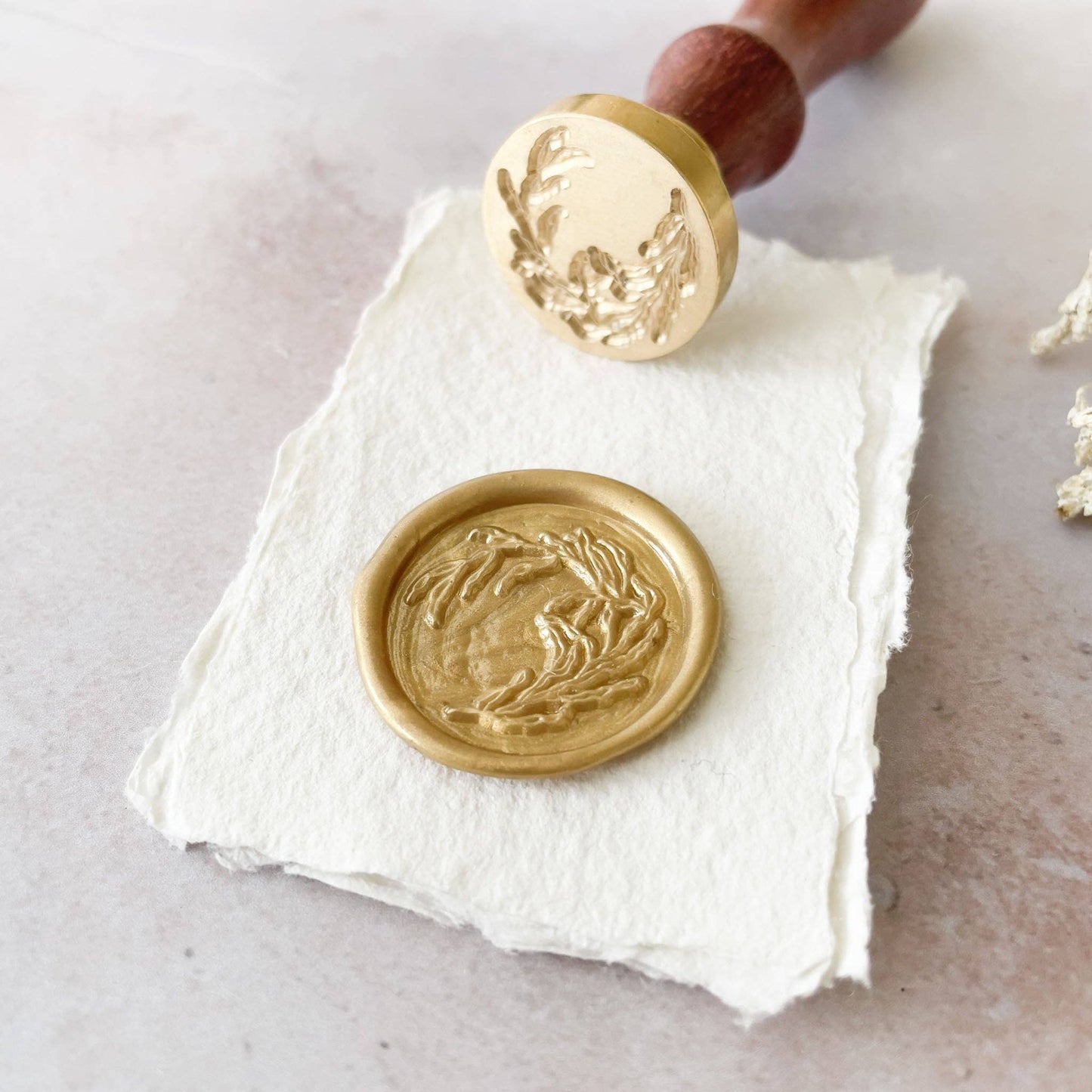 Coastal Wax Stamp | Wax Seal in Branded Gift Box