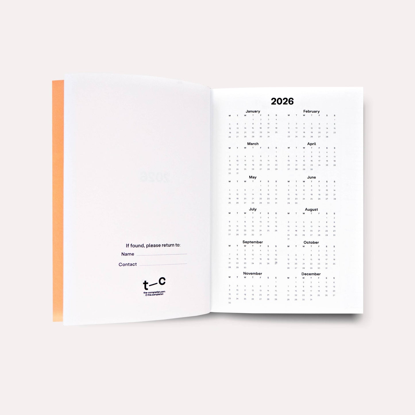 Damson 2026 Dated Pocket Weekly Planner