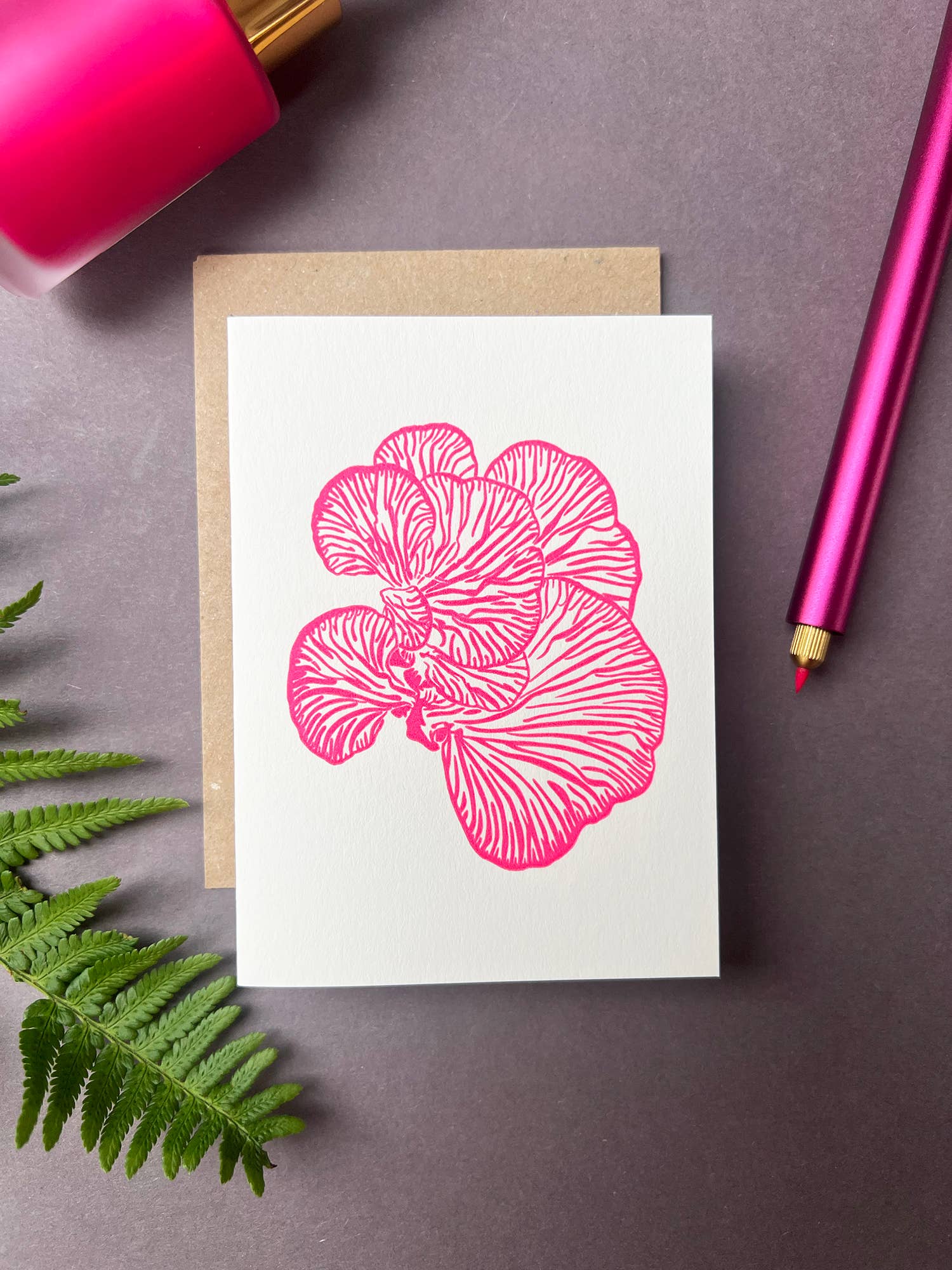 Neon Fungi Notecard Set | Set of 8