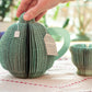 Teapot and Teacup Decor-Bookish Party Decor: Deep Teal / Teapot
