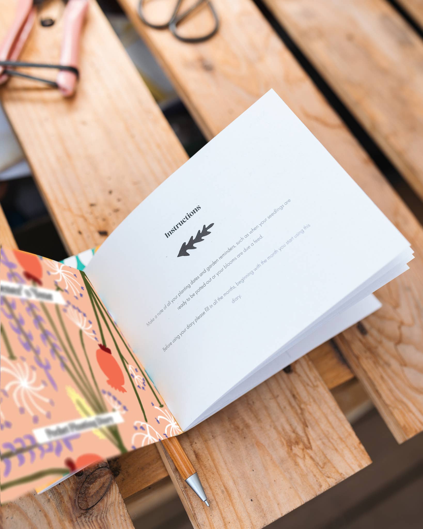 Gardener's Diary - 'Dried' - Peach