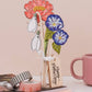 Wooden Morning Glory – September Birthday - Sustainable Gift