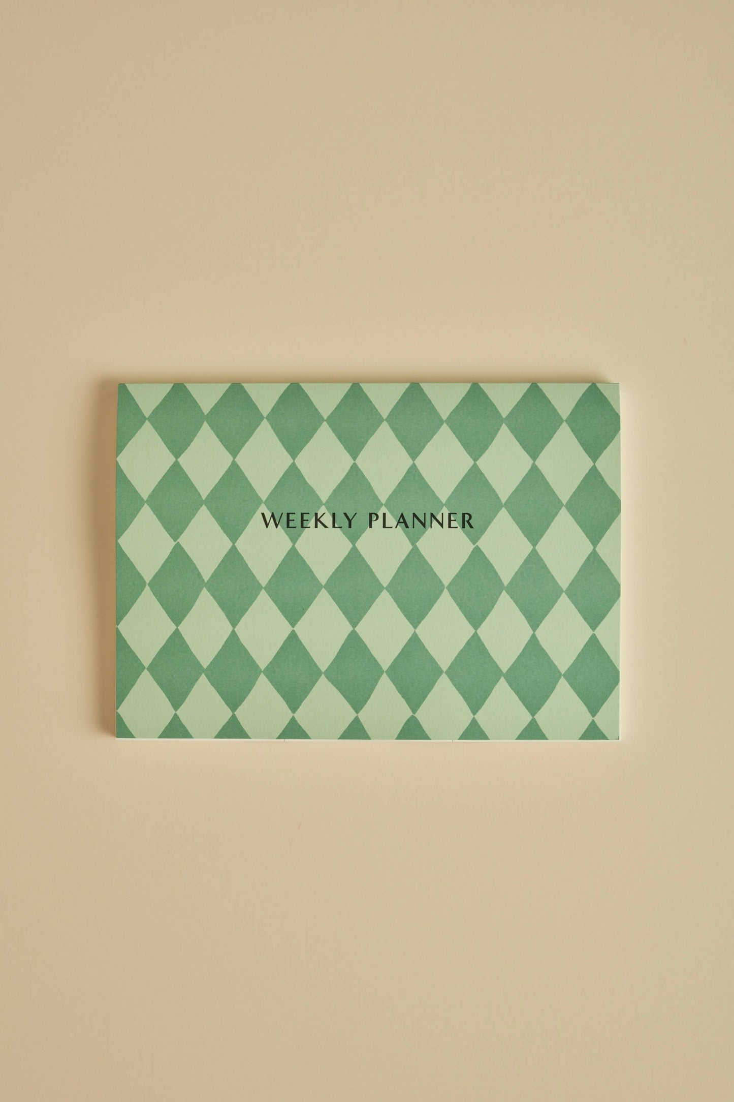 Weekly Desk Planner - Harlequin Green