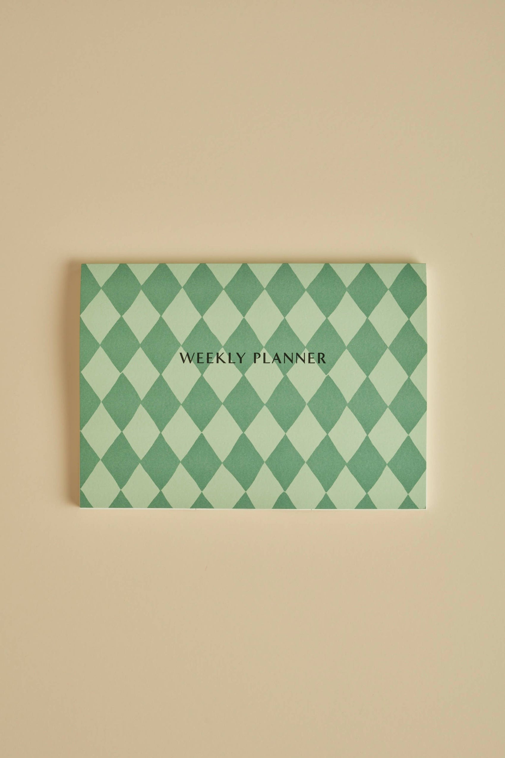 Weekly Desk Planner - Harlequin Green