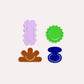 Solid Colour Tab Set