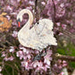  Summer Swan birch plywood decoration