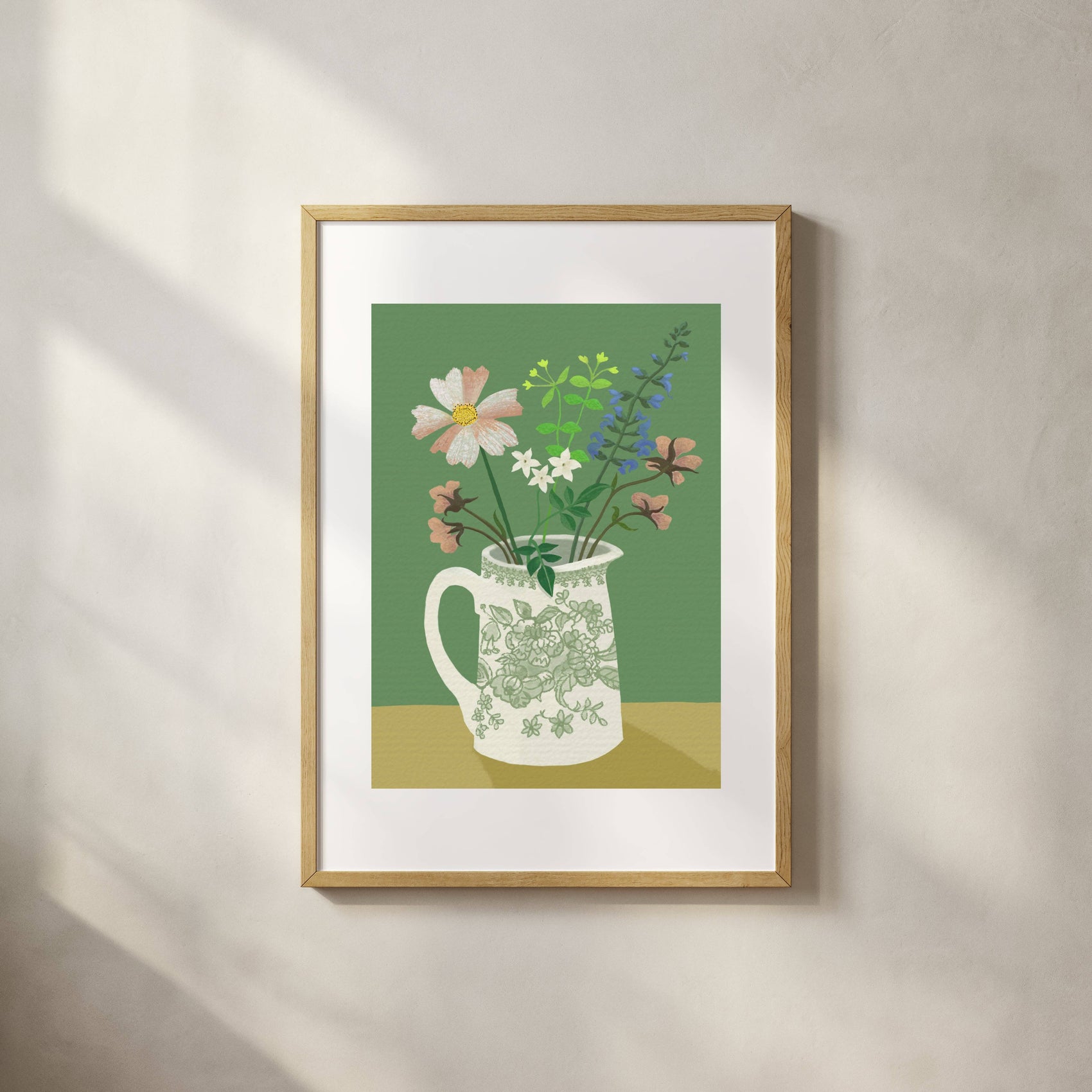 July Posy Print: A5 (148 x 210 mm)