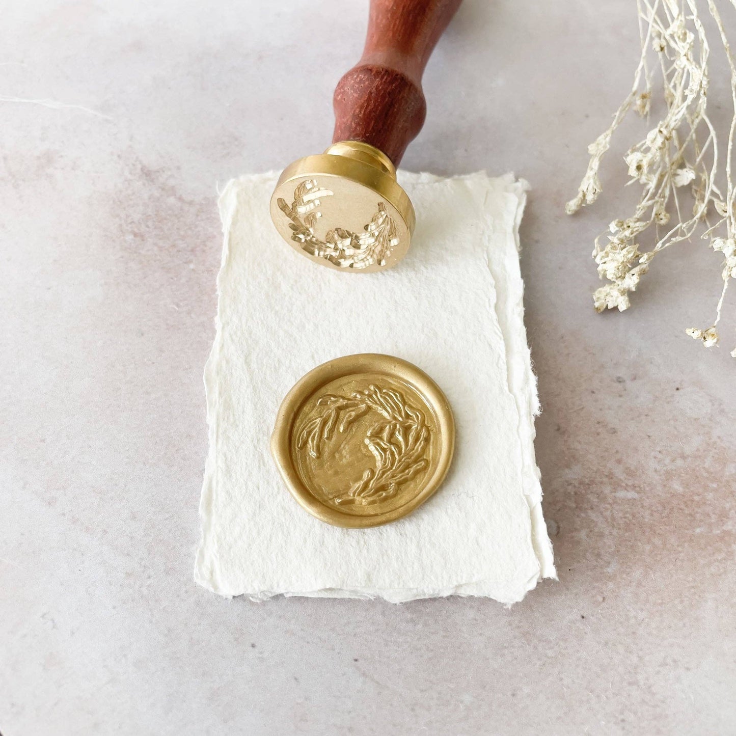 Coastal Wax Stamp | Wax Seal in Branded Gift Box