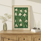 Snowdrop | Modern-Retro Wildflower Art Print Wall Decor: A4 - 210 x 297 mm (8.3 x 11.7 inches)