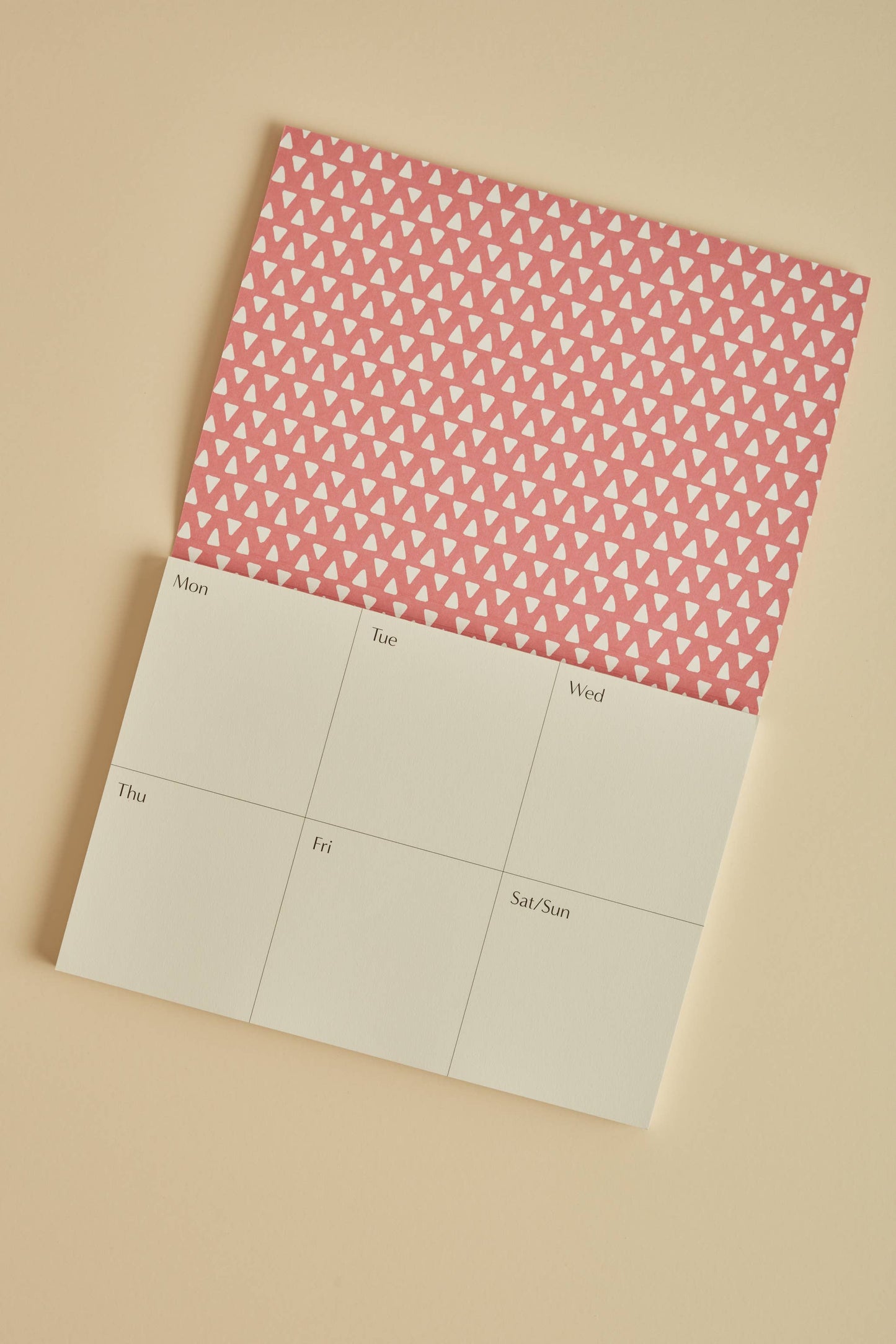 Weekly Planner Pink Triangles