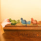 Partridge Screen-Printed Board Decoration
