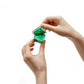 HIMI Jelly Cup Gouache Set 24 Paint Colours, 3 Brushes Green