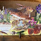 Spring Table laser cut birch plywood keepsake &  card